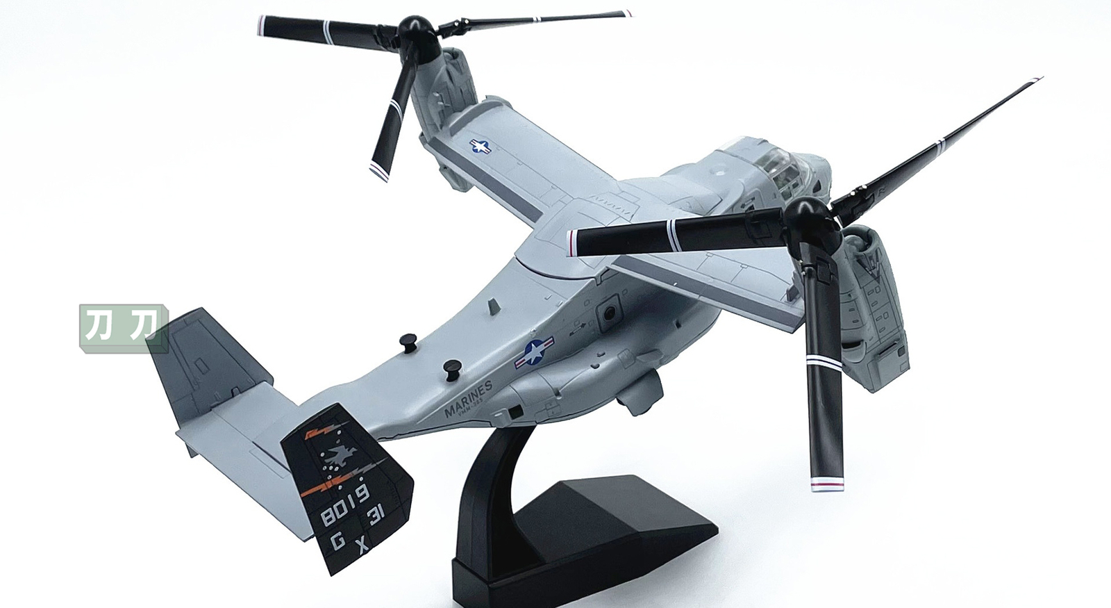 US Marine Corps V22 Osprey Display Collection Statue New Gift 1/72 Diecast Model