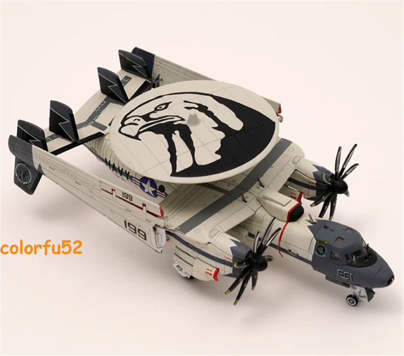 1/144 S14 E-2C AWACS E2 VAW-120 USS George Bush Aircraft Carrier Alloy Finished
