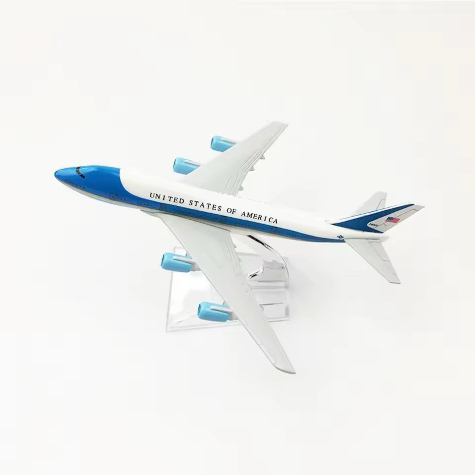 1:400 Air Force One Boeing 747 Model 16cm Diecast Alloy Metal Aircraft Plane
