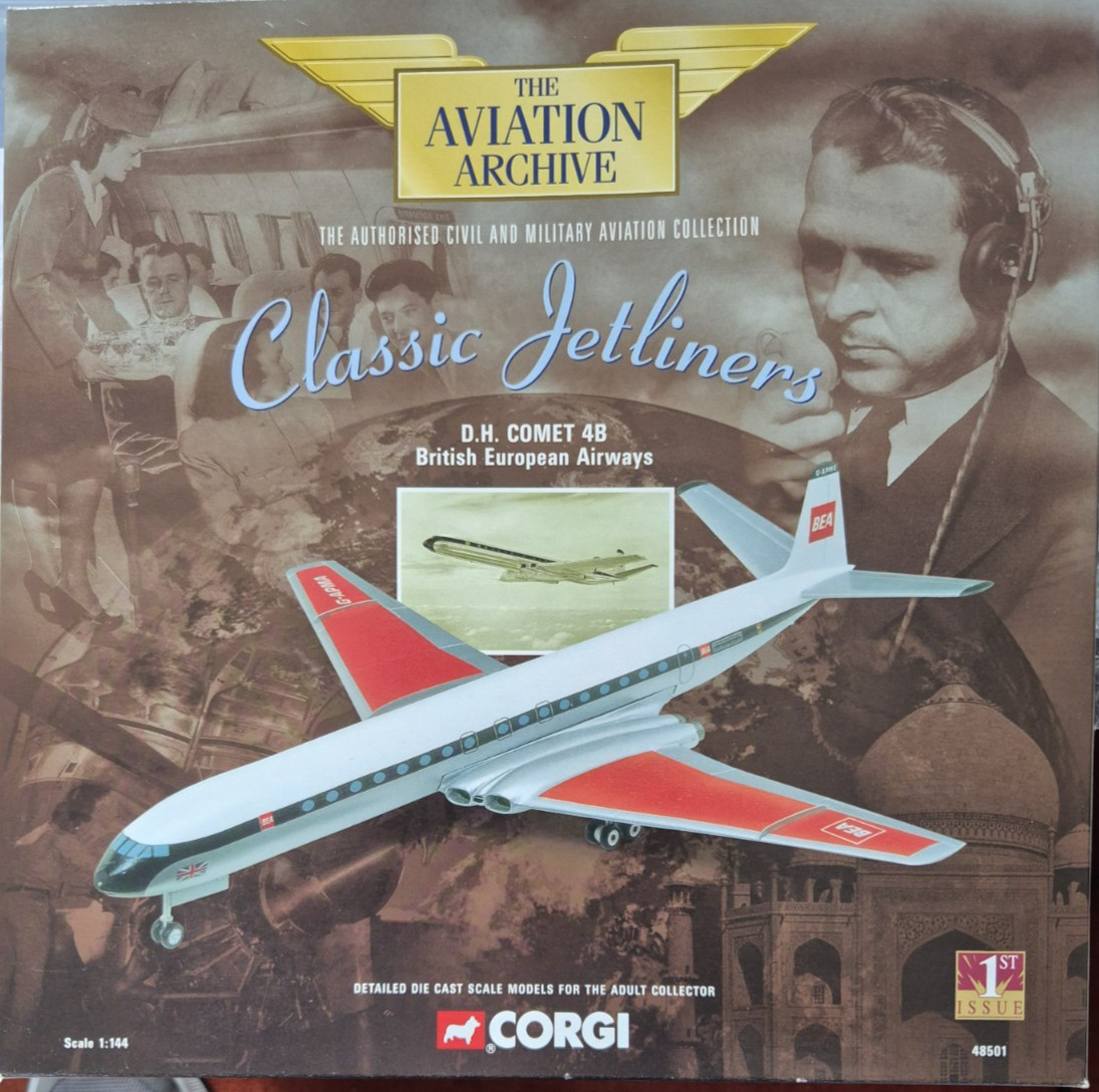 Corgi Aviation Archive DeHavilland D.H. Comet 4B BEA G-APMA 1969 – 48501 – 1:144