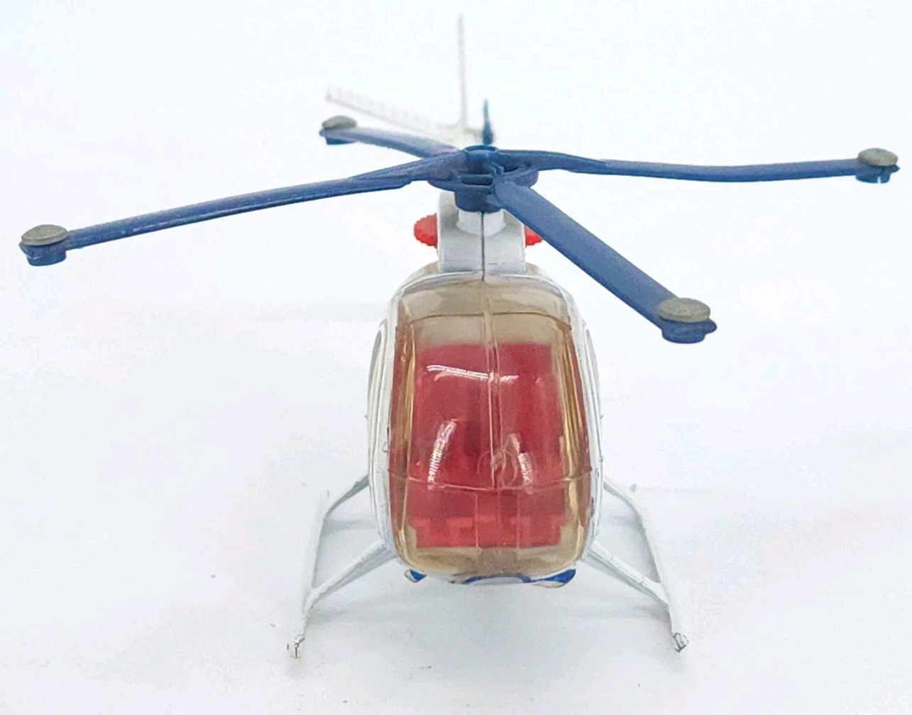 Vintage Diecast Corgi Hughes 369 Police Helicopter No. 921 With Box