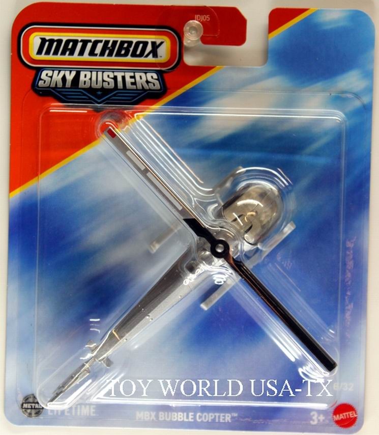 2025 Matchbox Sky Busters #06 MBX Bubble Copter