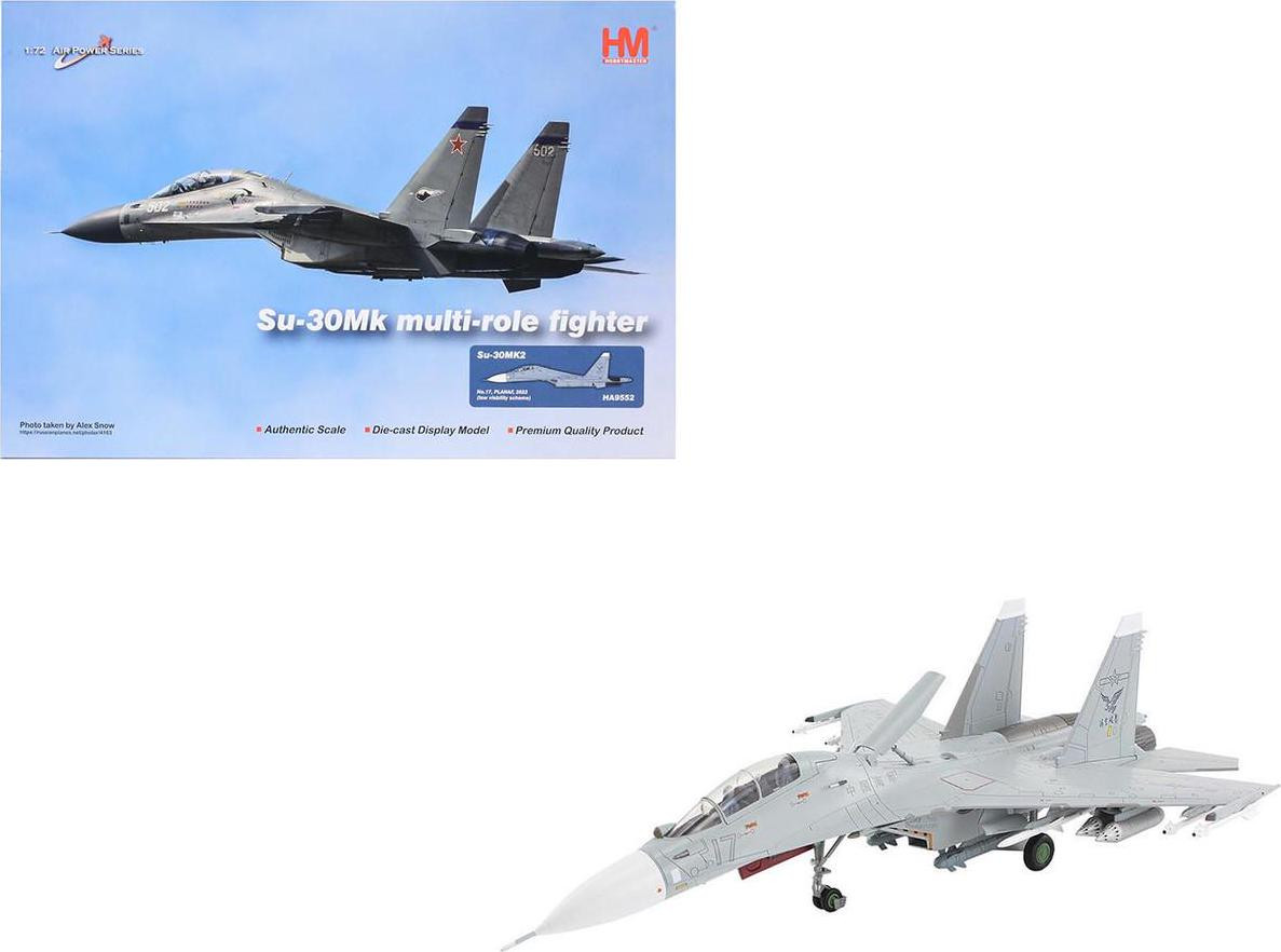 Sukhoi Su-30MK2 Flanker-G Fighter Aircraft White 17 China (2022) PLANAF 1/72