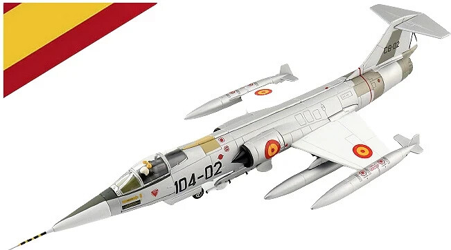 F-104G Starfighter C8-2/104-02, Spain, Torrejón 2017, 1:72 Hobby Master