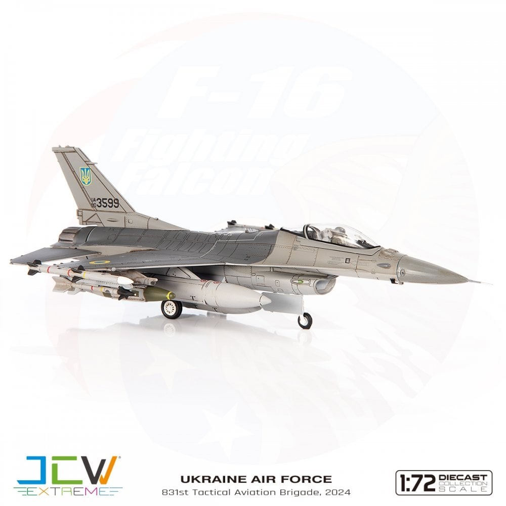 JC Wings 1:72 F-16AM Fighting Falcon Ukrainian Air Force, 831st – JCW72F16026