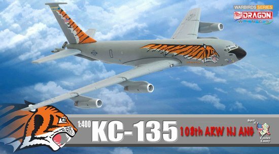 Dragon #56278 1/400 KC-135 108th ARW NJ ANG Tiger Meet