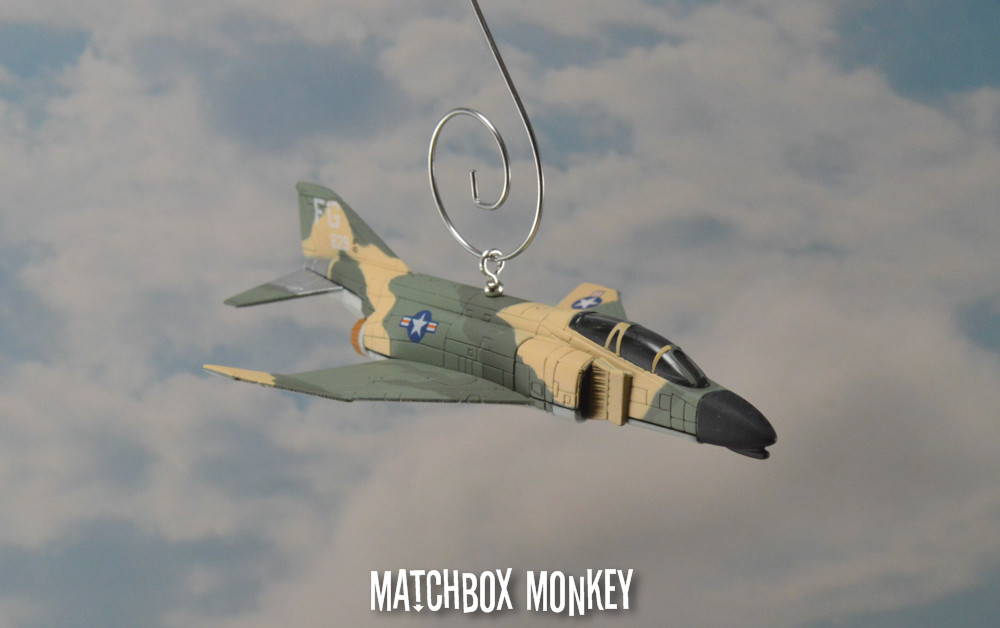 Robin Olds McDonnell F-4C Phantom II USAF Christmas Ornament Jet Airplane F4