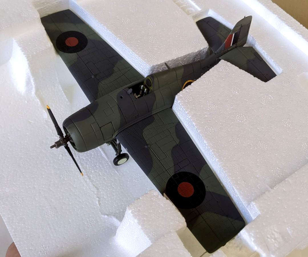 Franklin Mint Armour Collection 1:48 Martlet V-UK Fox F4F Wildcat B11E740 – NEW