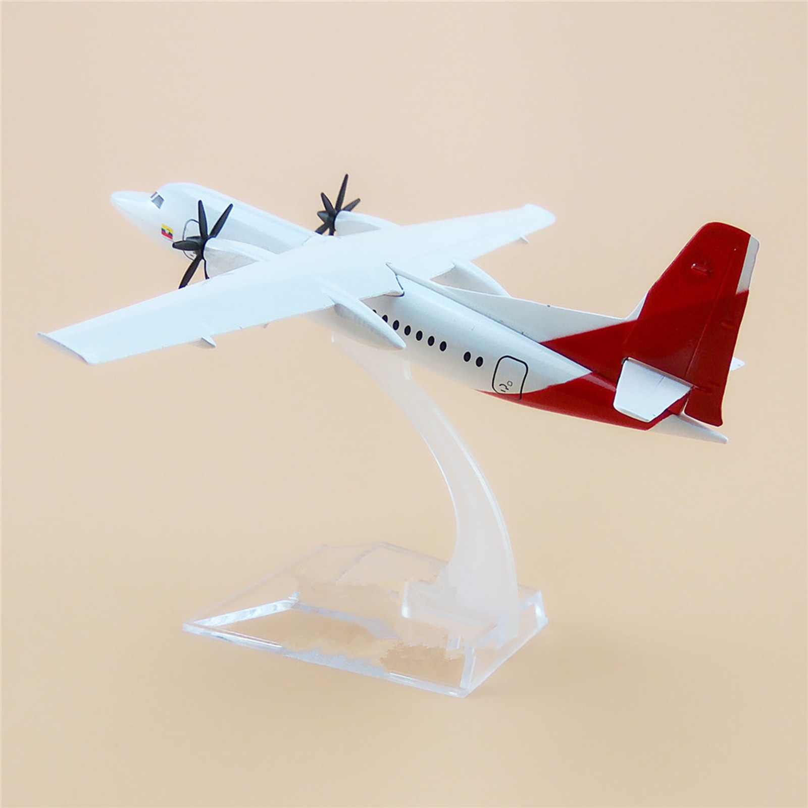 1:200 Air White Colombia Avianca FOK F50 Airlines Plane Diecast Model Ornaments