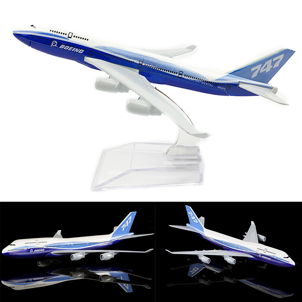 1:400 B747 Prototype Plane Model Airplane Simulation Aircraft Collection 16cm