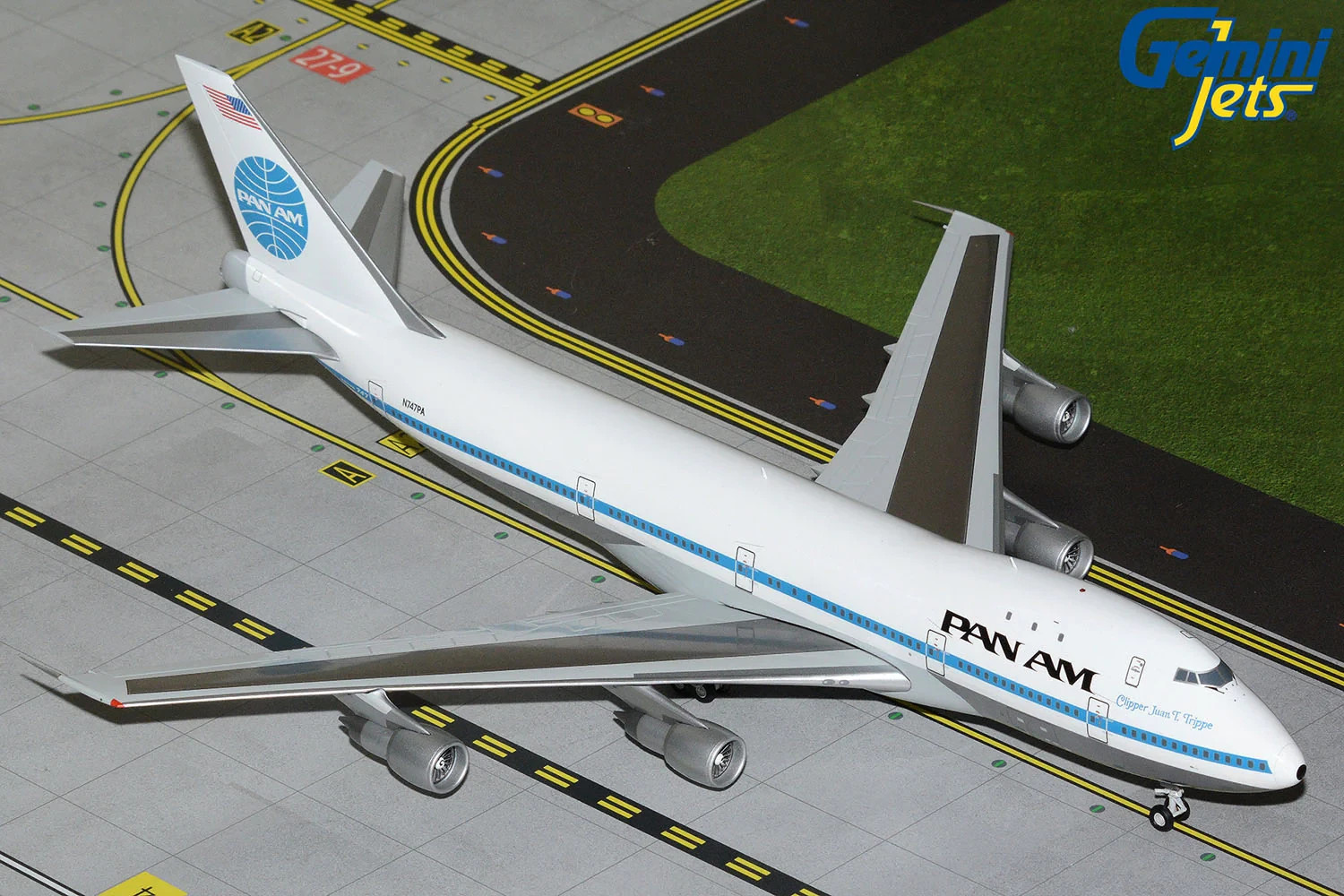 B747-100 PAN AM (POLISHED) REG: N747PA – GEMINI JETS G2PAA1248 1/200 – PRE ORDER