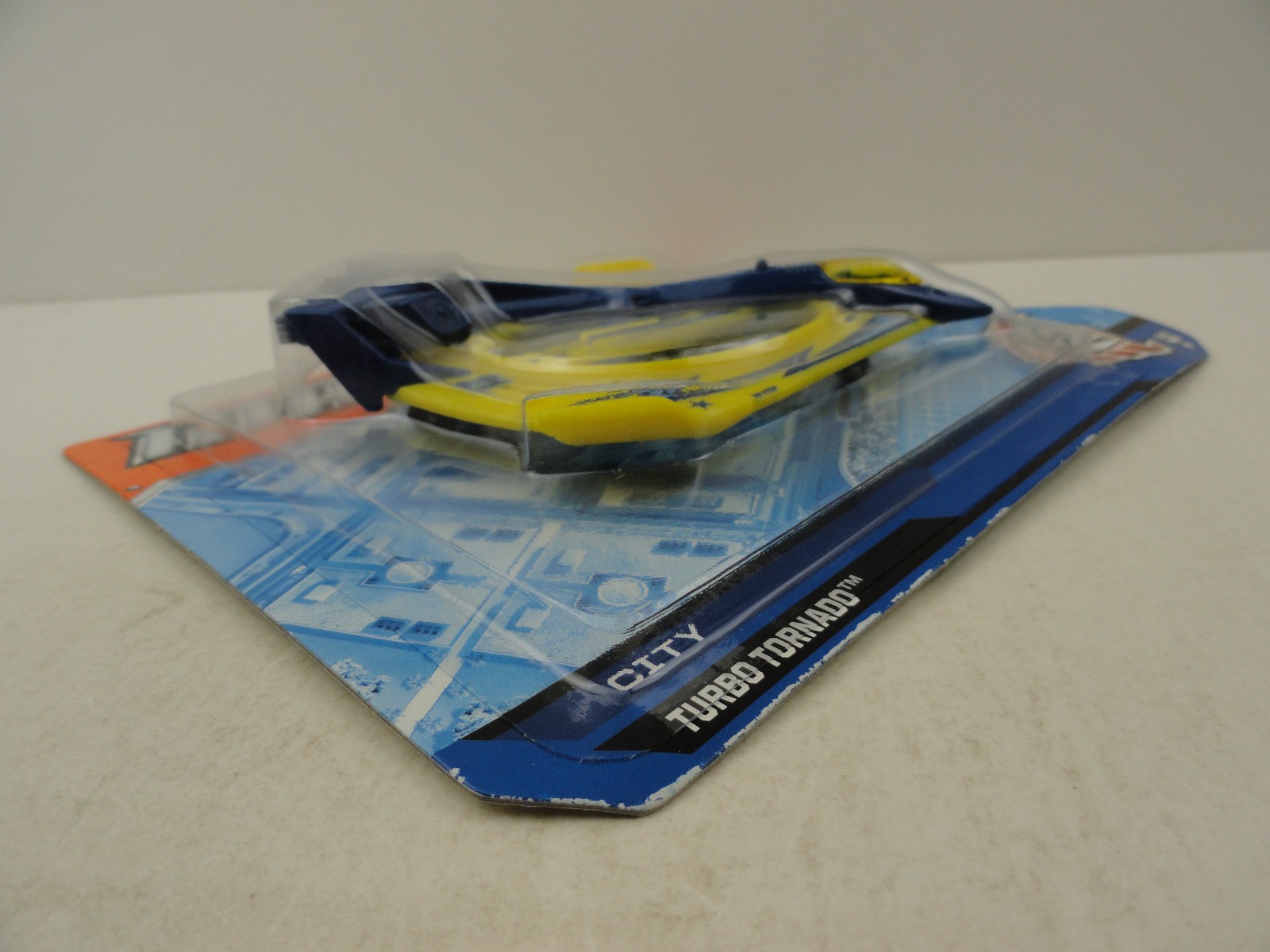 2012 Matchbox Sky Busters City Turbo Tornado (Blue/Yellow)