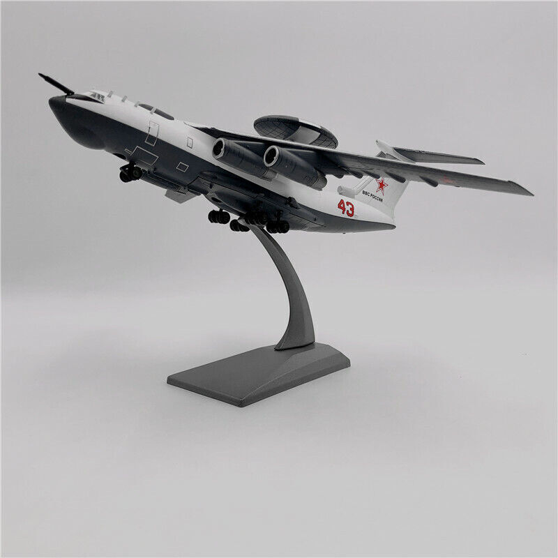 WLTK Soviet Air Force Beriev A-50 Mainstay AEW&C Aircraft 1/200 Diecast Model