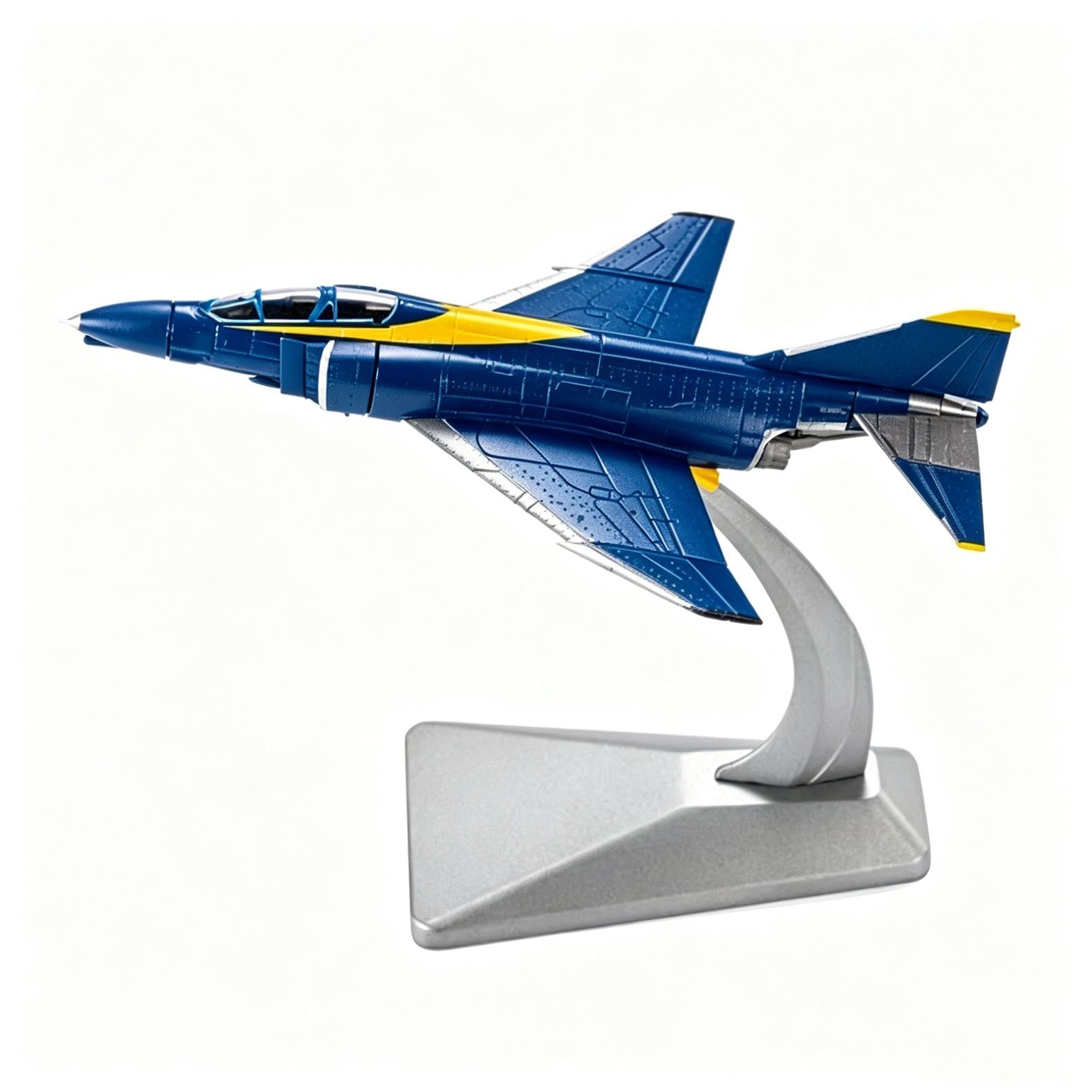 New 14cm Diecast Alloy 1/144 Scale F-4 Phantom II Fighter Desk Model