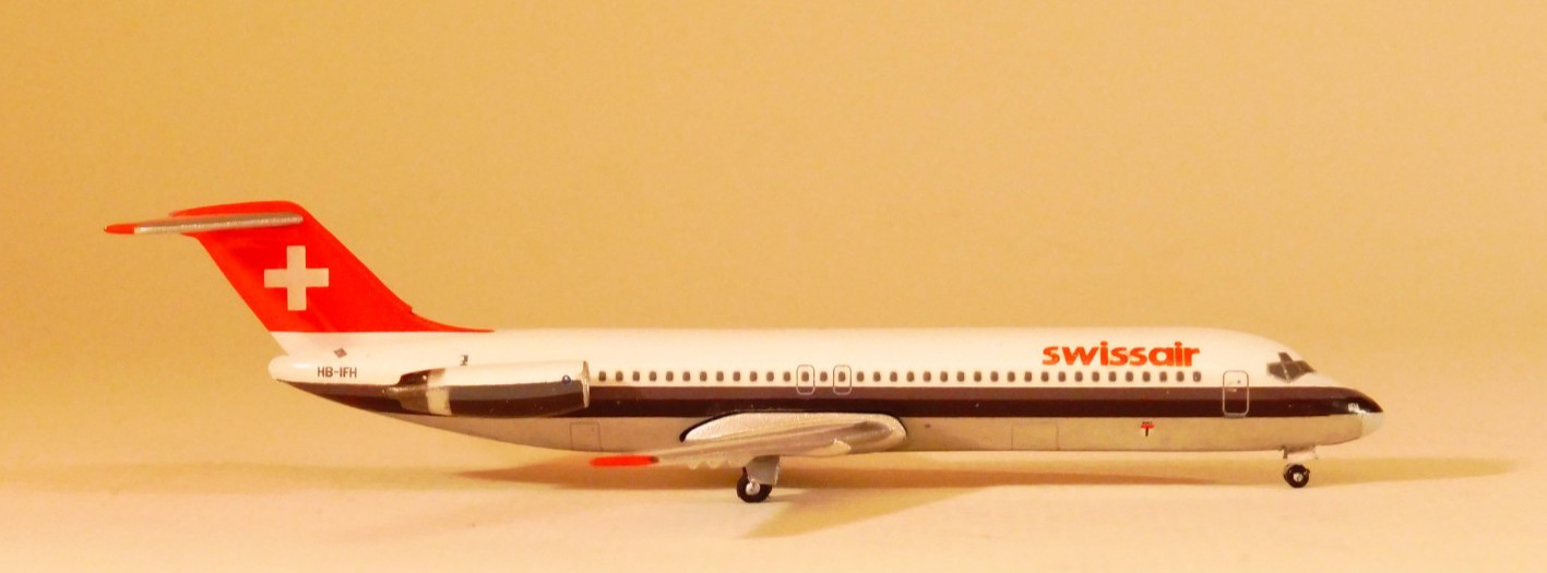1/400 Aeroclassics Swissair DC-9-32 Polished