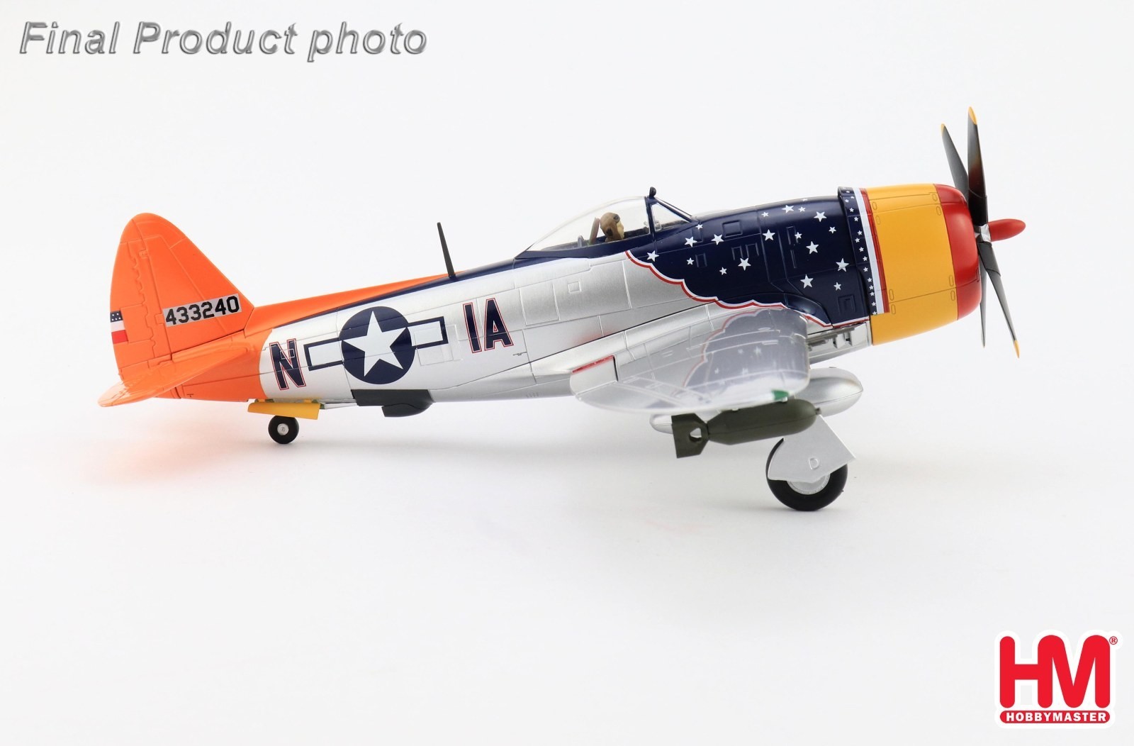 Hobby Master 1:48 P-47D Thunderbolt Tarheel Hal Lt Ike David 366 FS 358FG HA8414