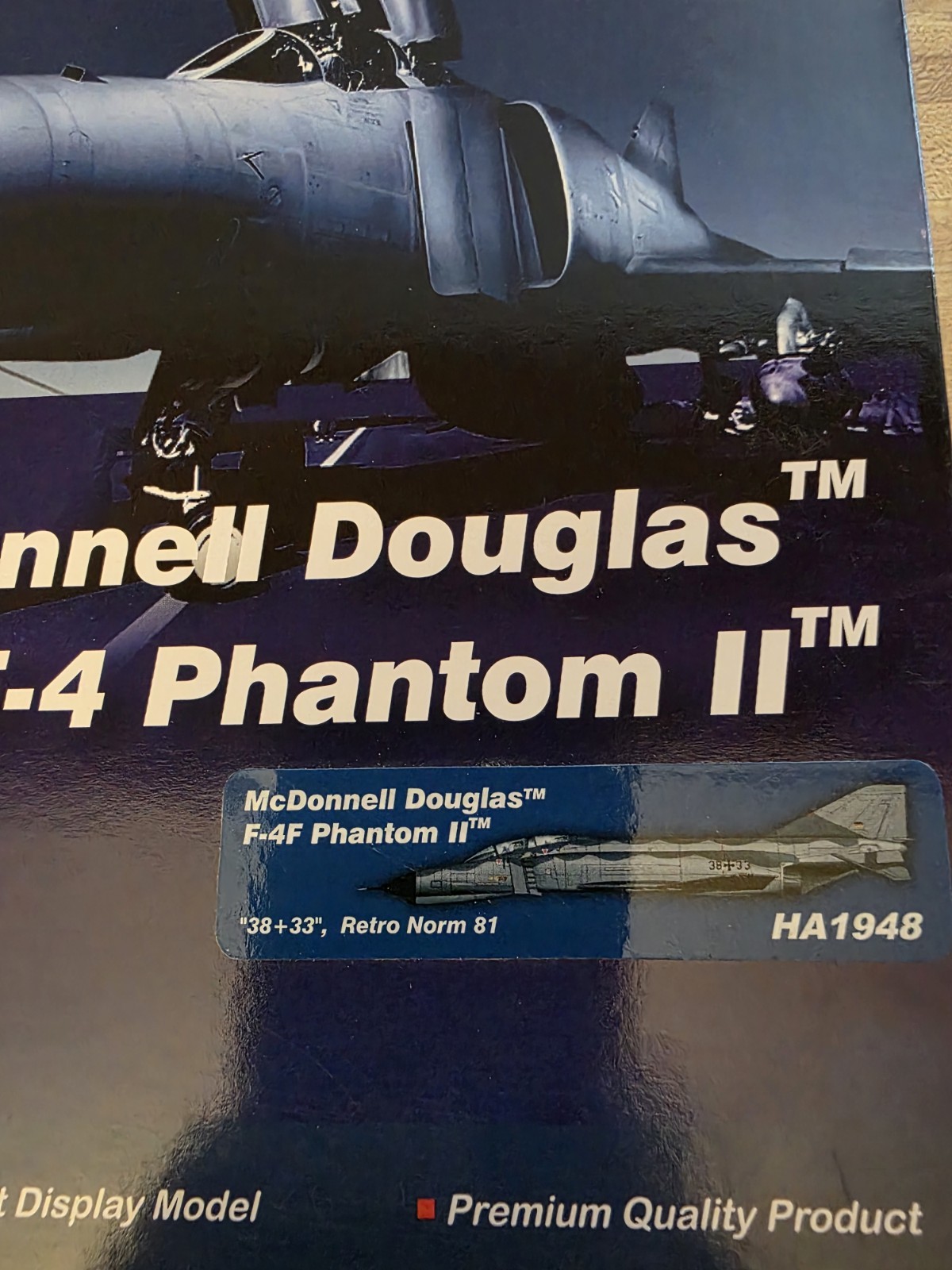 Hobby Master HA1948 F-4 Phantom II “38+33”, Retro Norm 81 Brand New