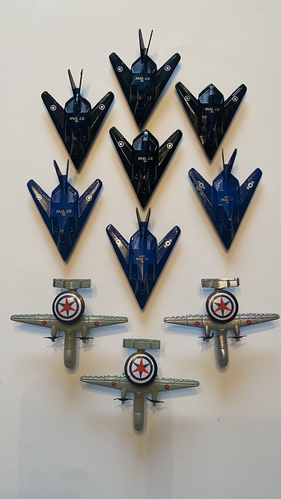 Greenbrier International Inc Airplanes Jets Metal Set Of 10