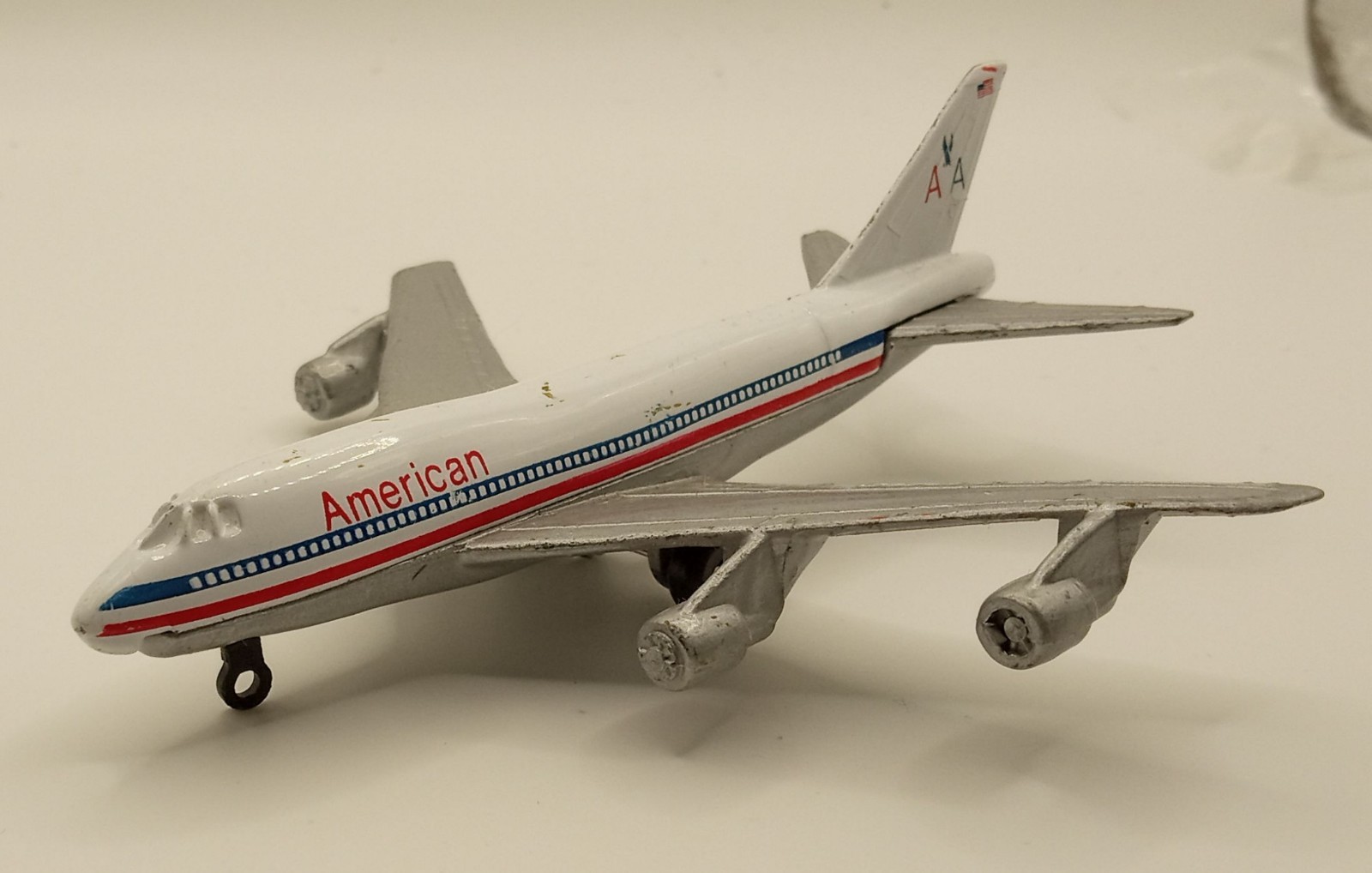 Sky Wings Fleet White American Airlines Boeing 747 Loose Diecast 1:64 F801
