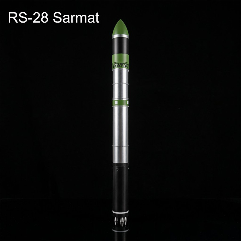 3D Printed 36cm 1:100 Military Model Russia RS-28 Sarmat Ballistic Missile Hobby
