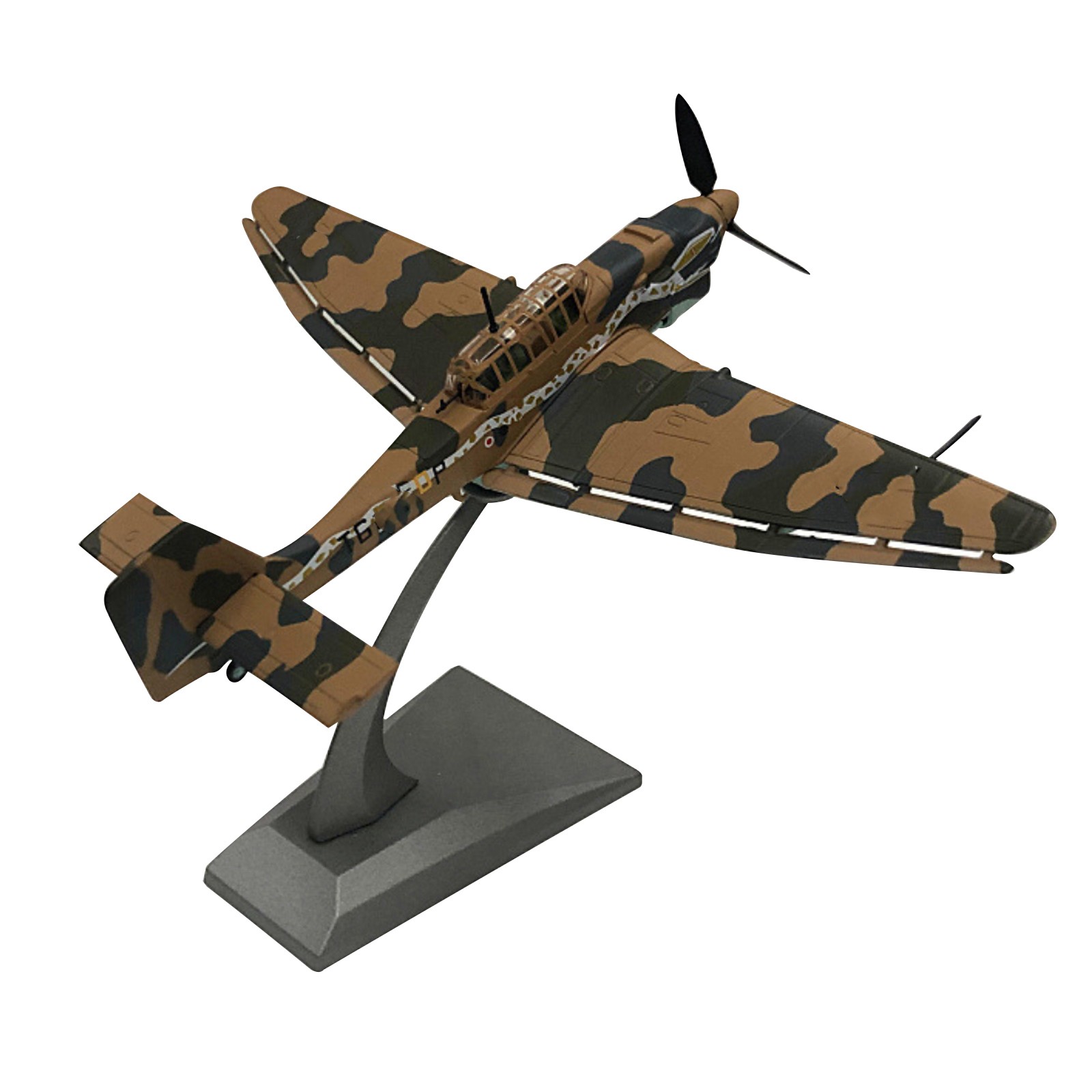 1:72 Scale WWII German Air Force Stuka Ju-87 Bomber Metal Model Alloy Fighter
