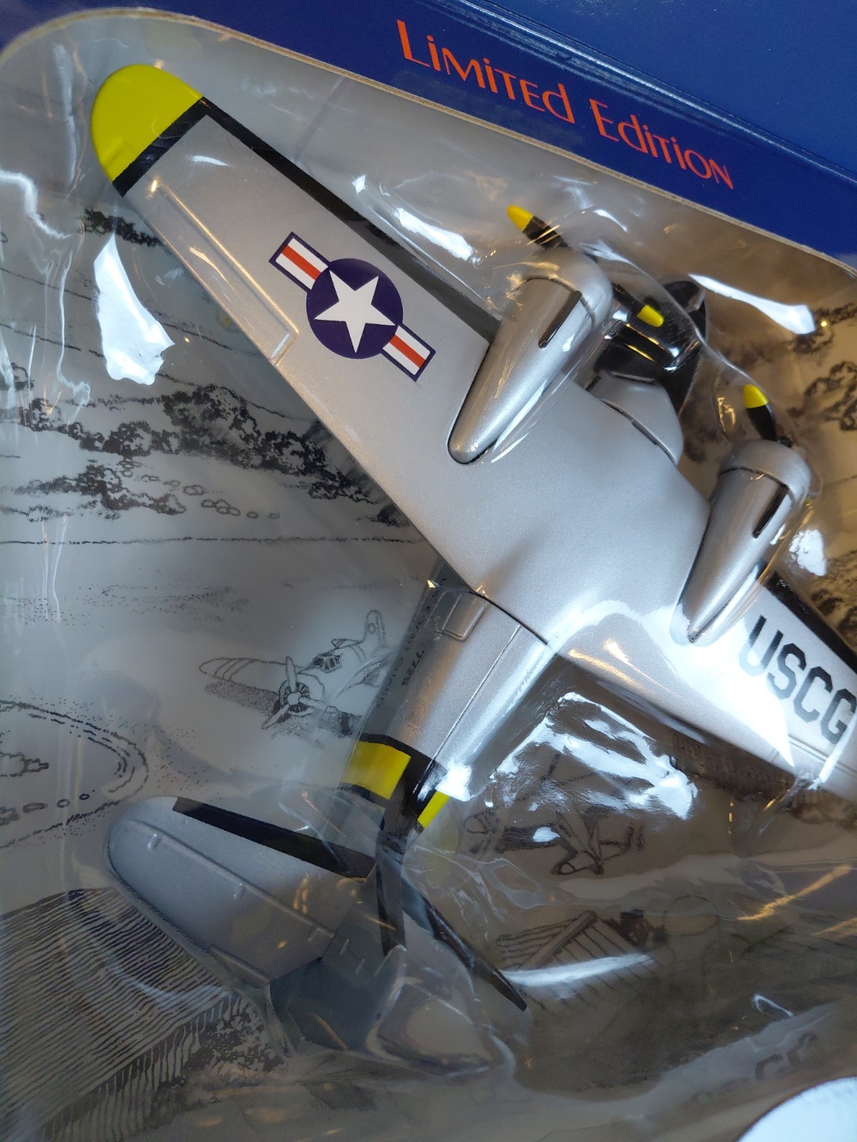 Vintage 1997 Gearbox Grumman Goose Diecast 1938 USCG 7725 Airplane Bank