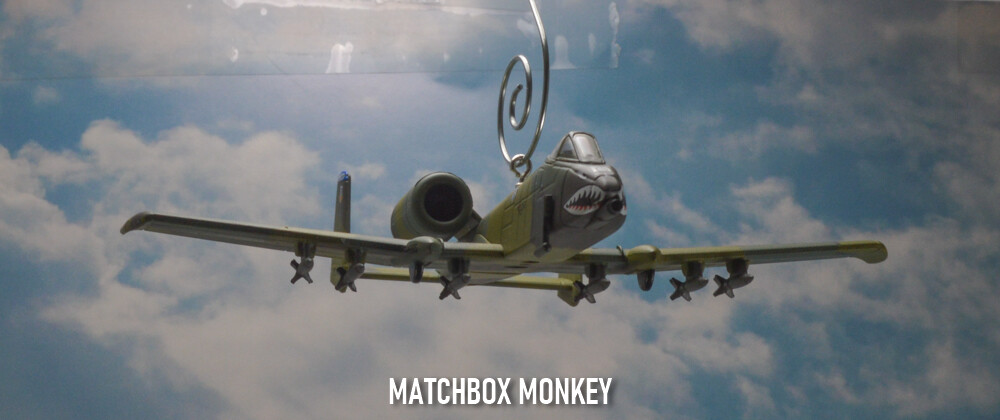 USAF A-10 Thunderbolt II Warthog Fighter Plane Custom Christmas Ornament Hog