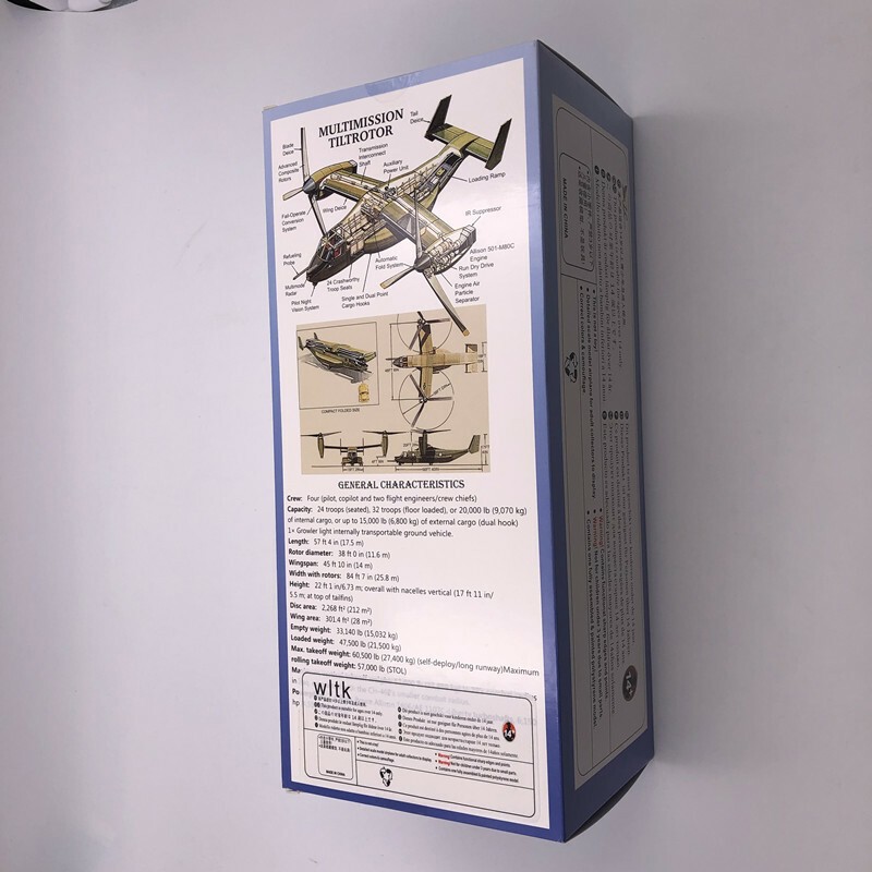 1/72 US Marine Corps V22 Osprey Diecast Model Display Collection Statue Gift