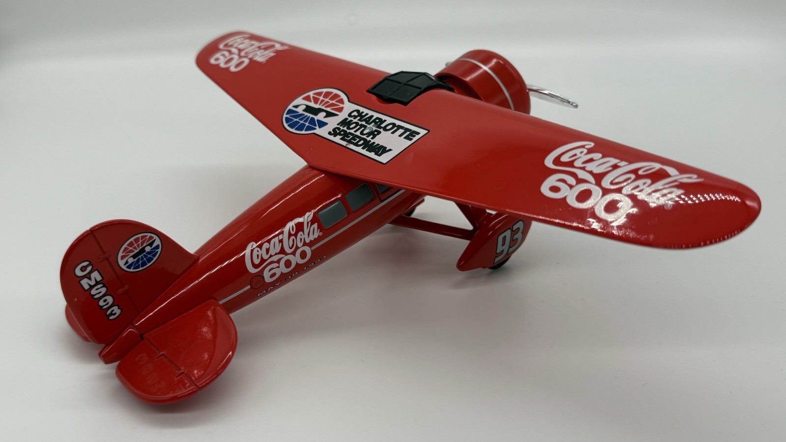 Racing Champions 1:32 Lockheed 1932 Vega Model 5 Coca-Cola 600 Diecast Bank