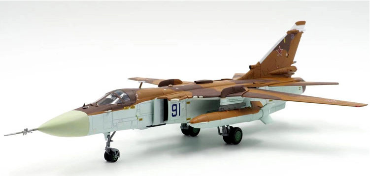 1:72 31CM Calibre Wings SUKHOI SU-24MK Bomber Fighter Diecast Aircraft Model