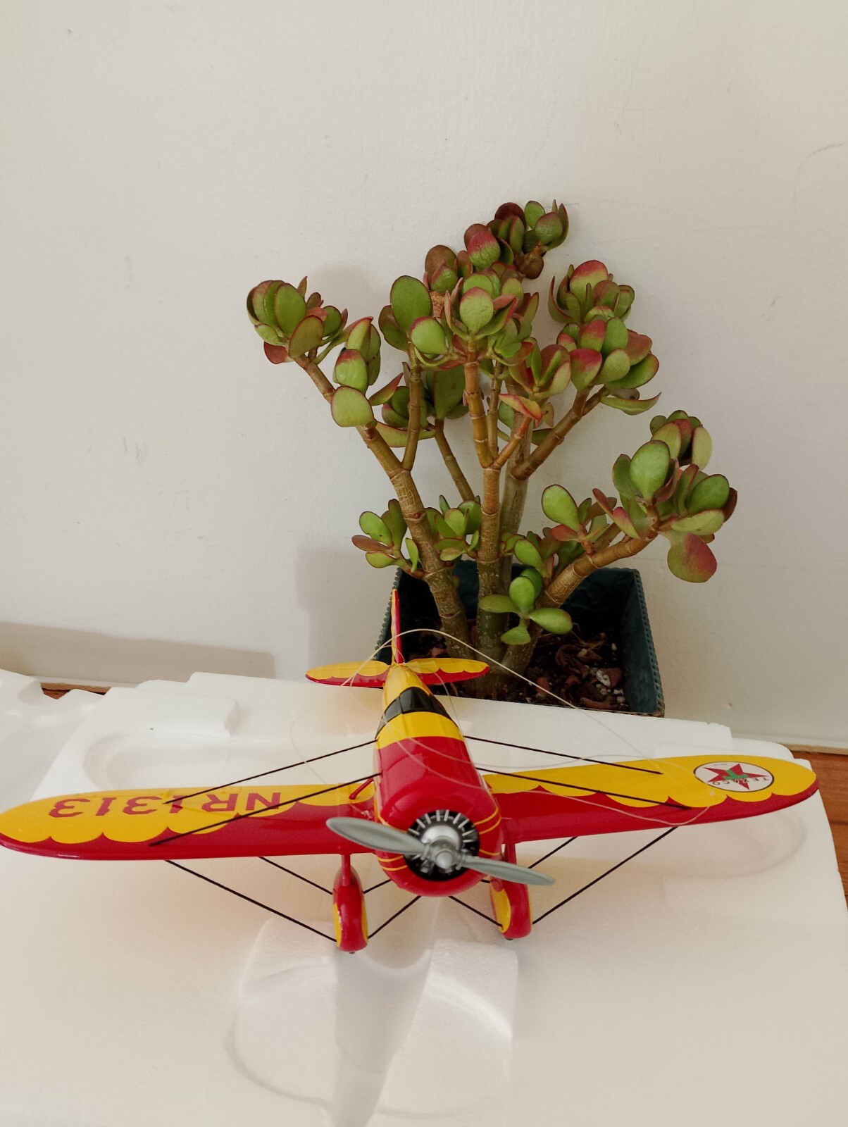 SPECIAL EDITION TEXACO AIRPLANE BANK 1930 TRAVEL AIR MODEL R “MYSTERY SHIP”