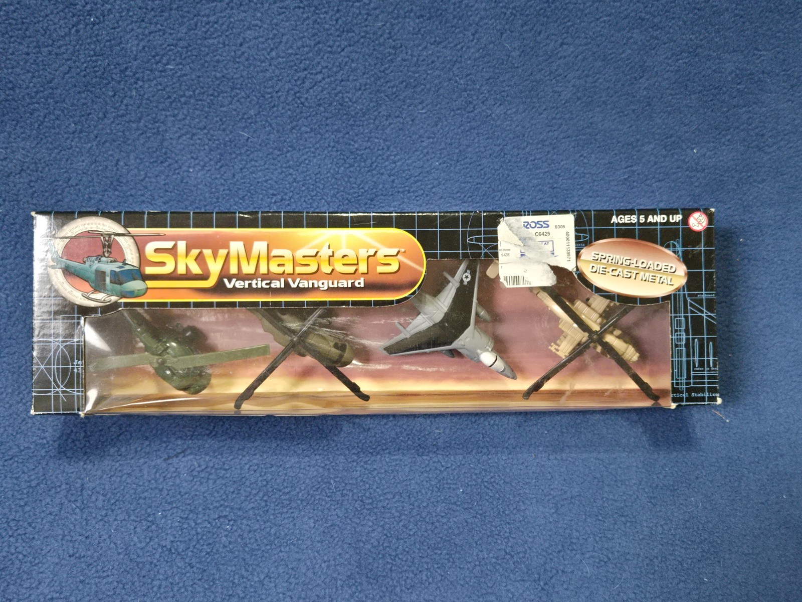 Maisto Sky Masters Die-Cast Military Fighter Airplane, Helicopter, Set of 4 NIB