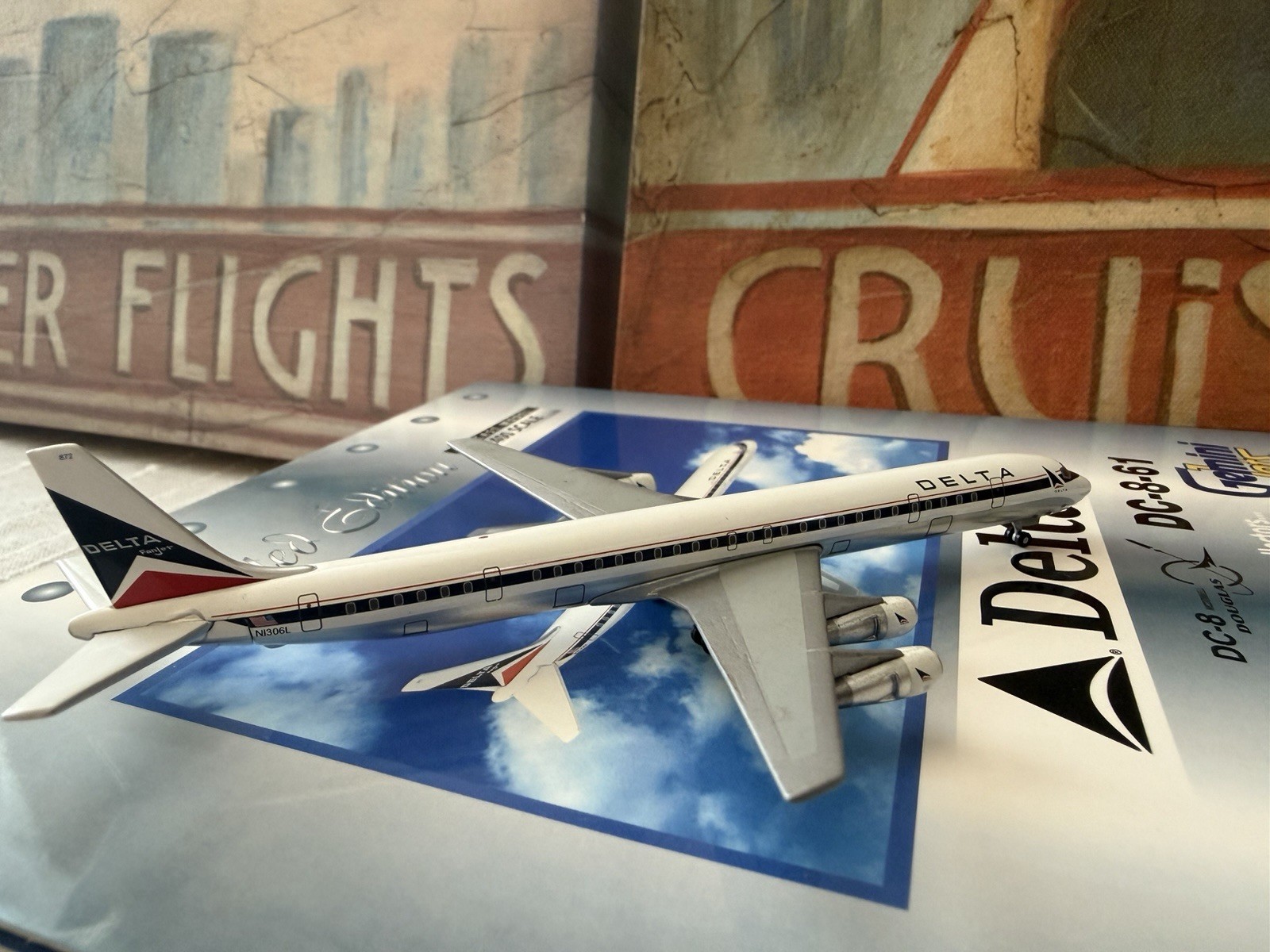 Gemini Jets Delta “Widget” Douglas DC-8-61 “VERY RARE” 1/400