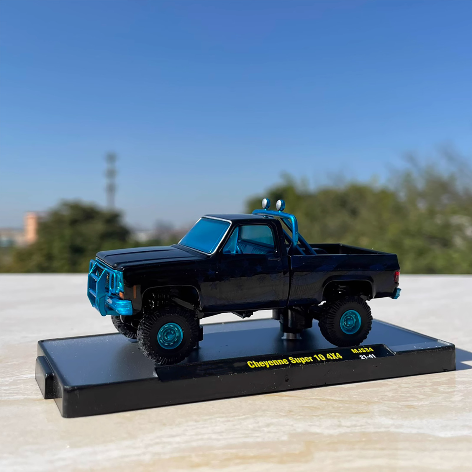 1/64 8cm 1973 For Chevrolet Cheyenne Super 10 4×4 Pickup Alloy Model Car