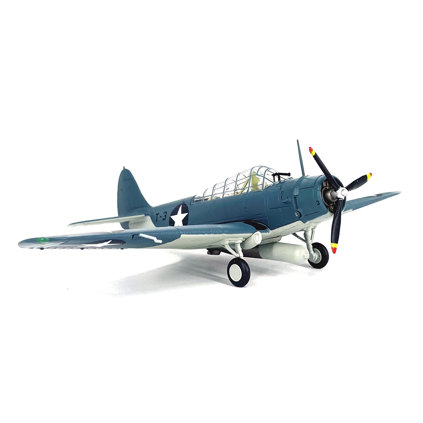 New 1/72 Scale Diecast Alloy WWII TBD Devastator Torpedo Bomber Model