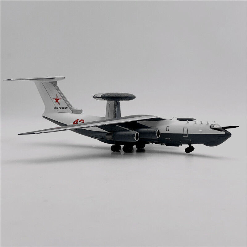 WLTK Soviet Air Force Beriev A-50 Mainstay AEW&C Aircraft 1/200 Diecast Model