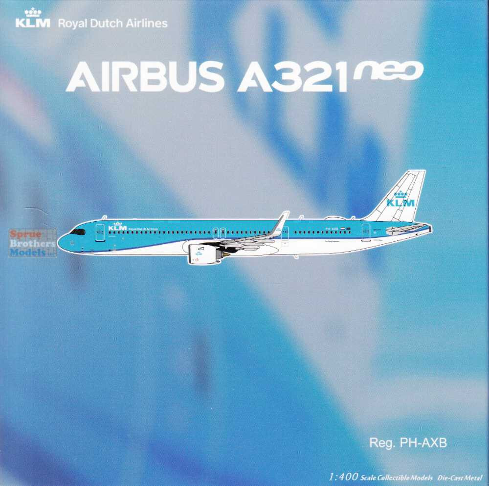 NGM13119 1:400 NG Model KLM Airbus A321neo Reg #PH-AXB ‘Braamvlinder’