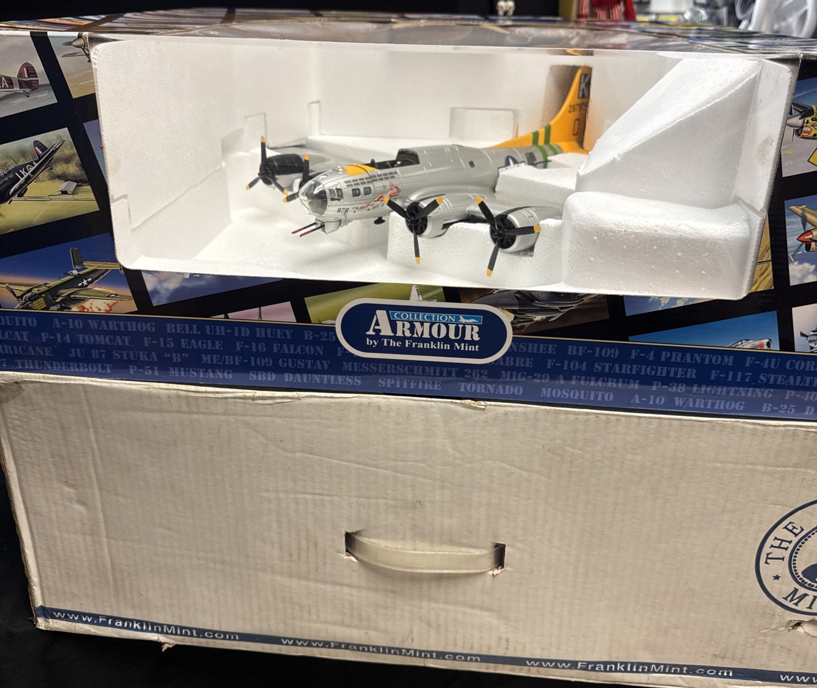 VERY RARE 1/48 FRANKLIN MINT B17G A Bit o Lace USAF NEW IN BOX