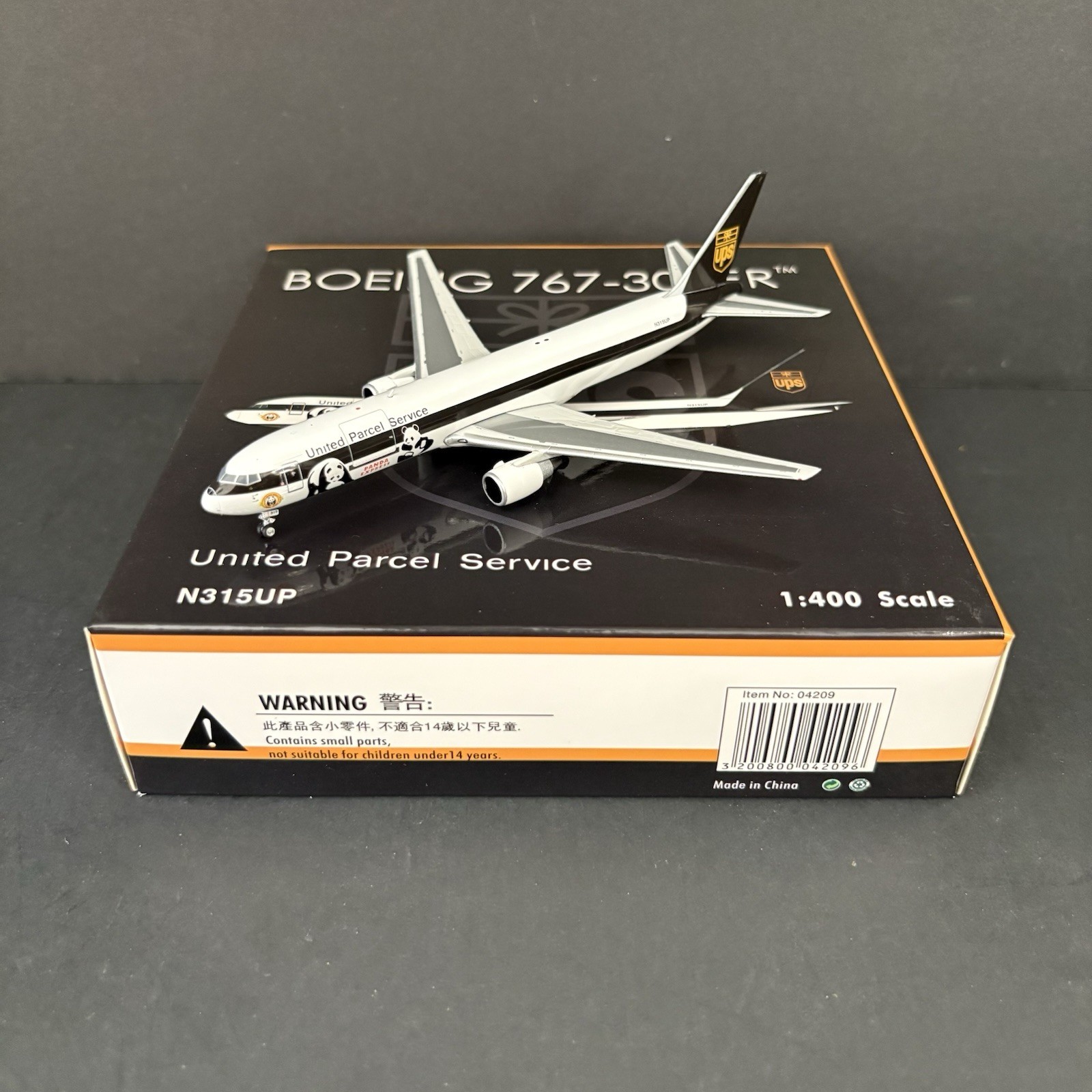 Phoenix Model 1:400 UPS Boeing 767-300F N315UP Panda PH404209 Scale Diecast