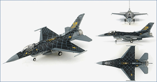 Hobby Master HA3883 Lockheed F-16C “Venom Scheme” 94-0047, USAF Demo Team, 2020