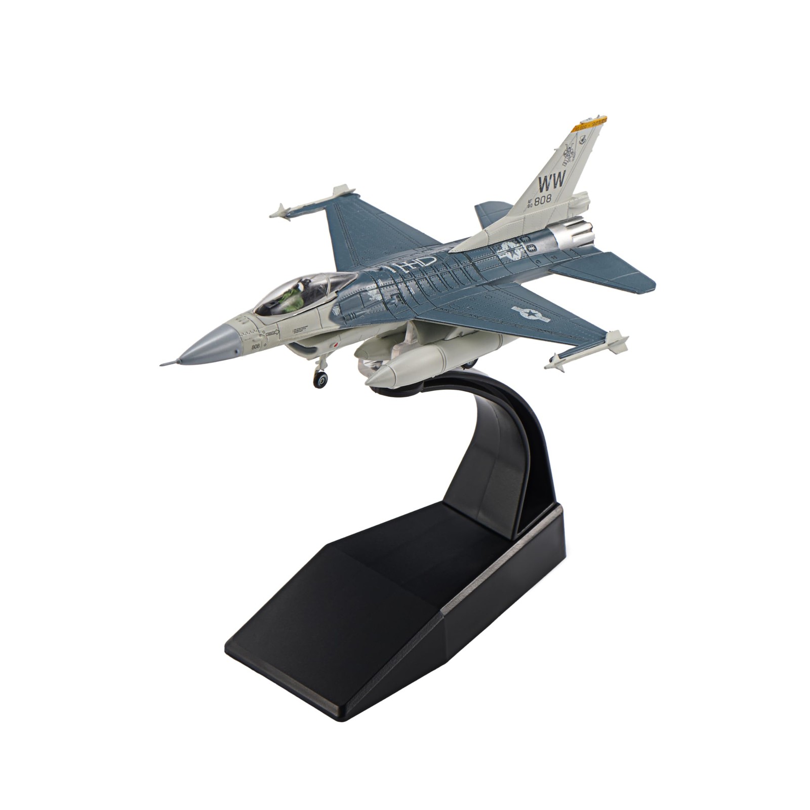 F-16C Fighting Falcon Fighter Model Metal DieCast Aircraft Fighter Plane Mode…