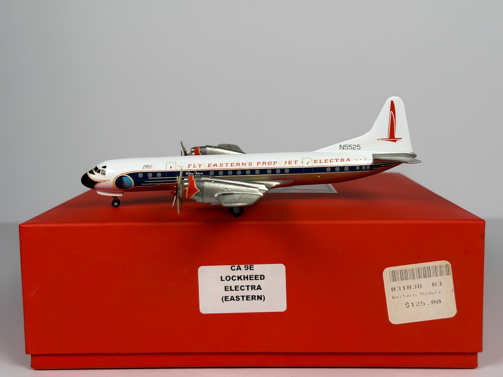 Eastern Air Lines Lockheed L-188 Electra 1:200 Western Models N5525 (CA-9E)
