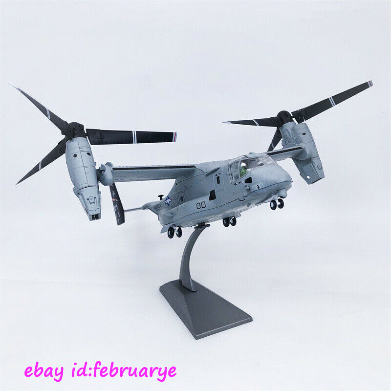 Wltk 1/72 Us Marine Corps V22 Osprey Tiltrotor Aircraft Diecast Model New Ver