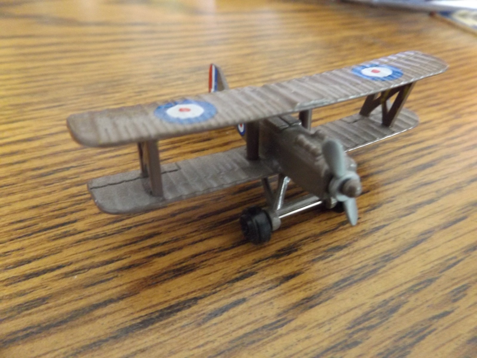 Metal Diecast RAF S.E.5 WWI Bi-Plane, High Speed Model no.648 Scale 1/72