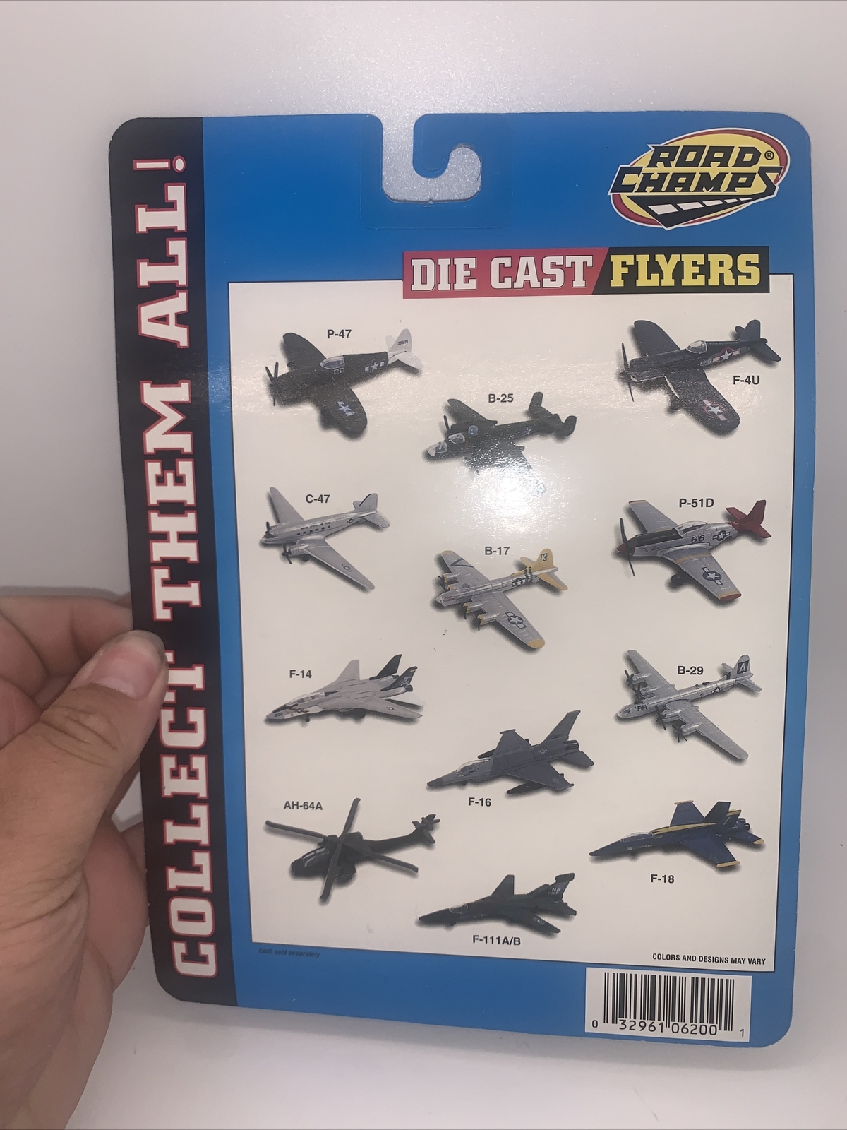 Vintage 1997 Road Champs Flyers P-38J Lighting “Marge” Fighter Plane Diecast NIP