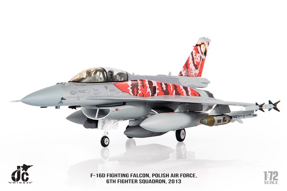 F-16D Fighting Falcon, Polish Air Force 6th FS, NATO, JC Wings JCW-72-F16-017