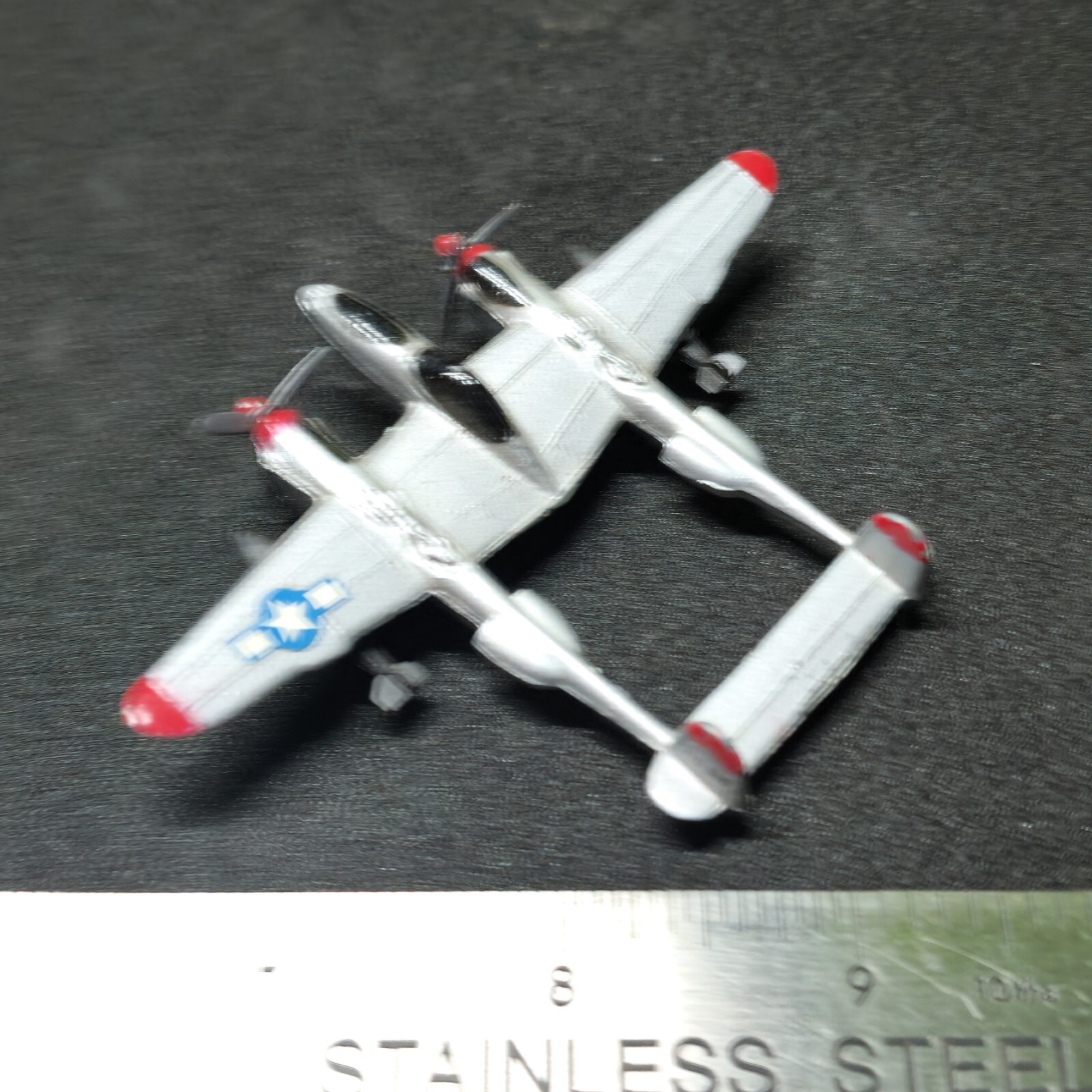 Dyna Flites / Zee A109 P-38 Lightning WW2 Diecast Fighter Plane