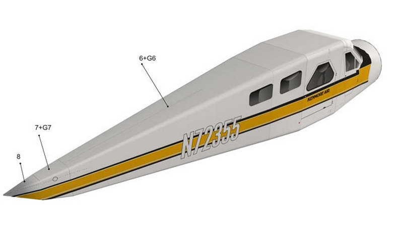 1/32 DHC-2 Beaver Float Seaplane 3D Paper Model Plane Aircraft Scene Unassembled