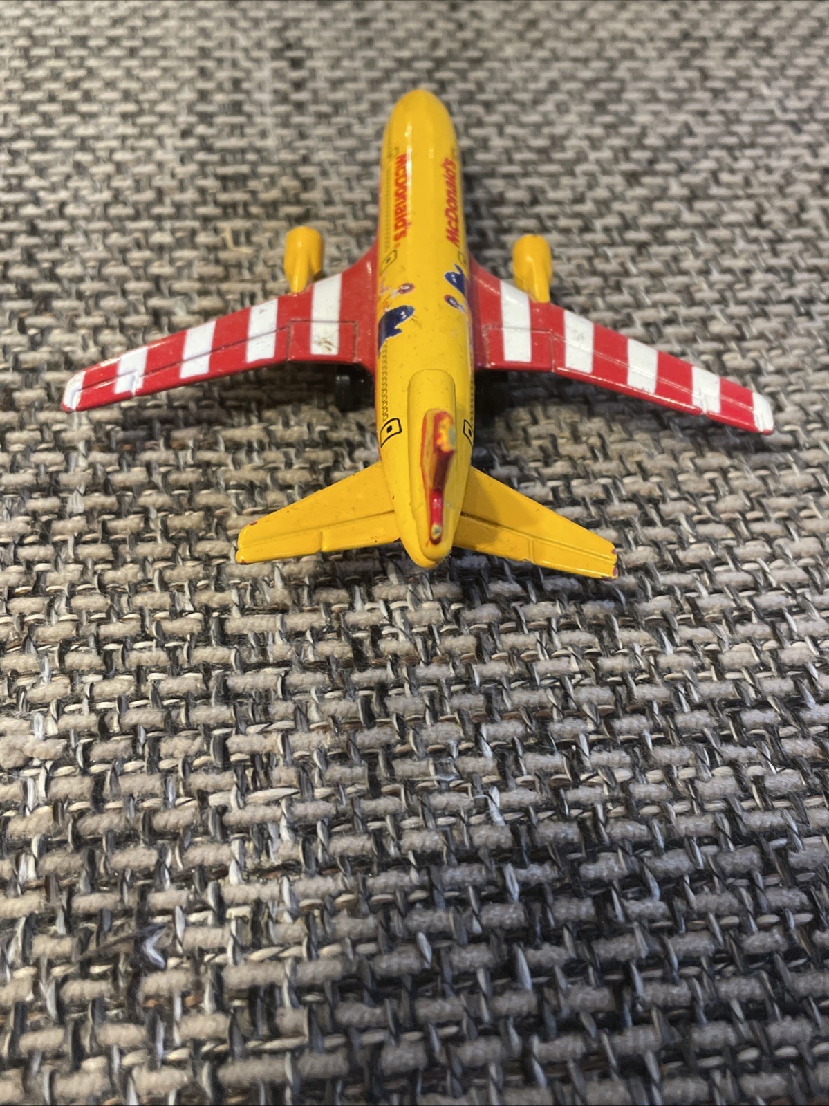 Vintage 2000 Matchbox Ronald McDonald’s SB13 DC-10 Plane Grimace Airplane.