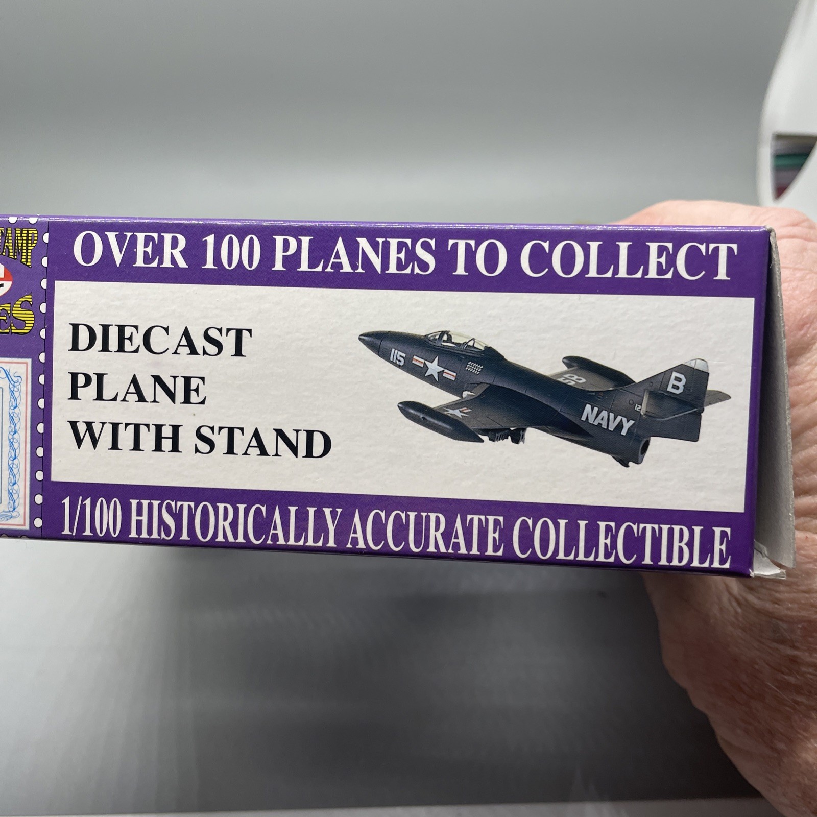 Postage Stamp Planes 1:100 F9F Panther USMC VMFT-20, NIB 5393-1